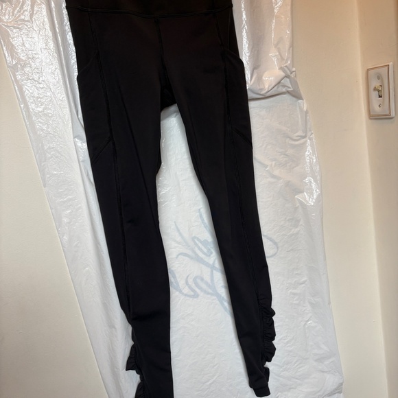 Lululemon full length black running tights - Picture 6 of 7